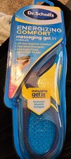 NEW Dr Scholl's ENERGIZING COMFORT MASSAGING GEL INSOLES Women's 6-10 