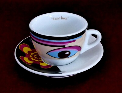Cappuccino-Tasse Free-Time / Magic Eyes - magisches Auge / Kaffeetasse, Dekor 2