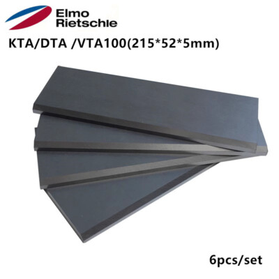 6pcs Rietschle vacuum pump carbon vanes KTA/DTA /VTA 100(215*52*5mm) one set