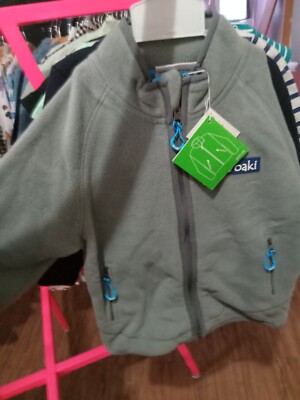 NWT UNISEX OAKI 8/9 Kids Size Polartec Fleece Jacket