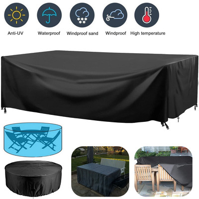 WASSERDICHT GARTENTISCH ABDECKUNG  SCHUTZHÜLLE GARTENMÖBEL ABDECKPLANE GARNITUR