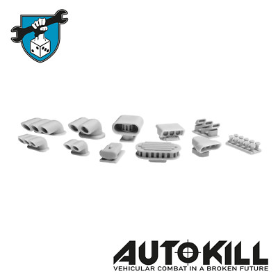 Zinge Industries AutoKill Gaslands Range of Air Intake & Bits - 20mm scale DMH17
