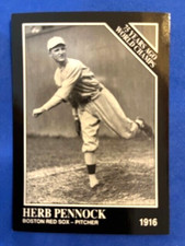MLB - Herb Pennock 1991 Sporting News Conlan Collection - Red Sox