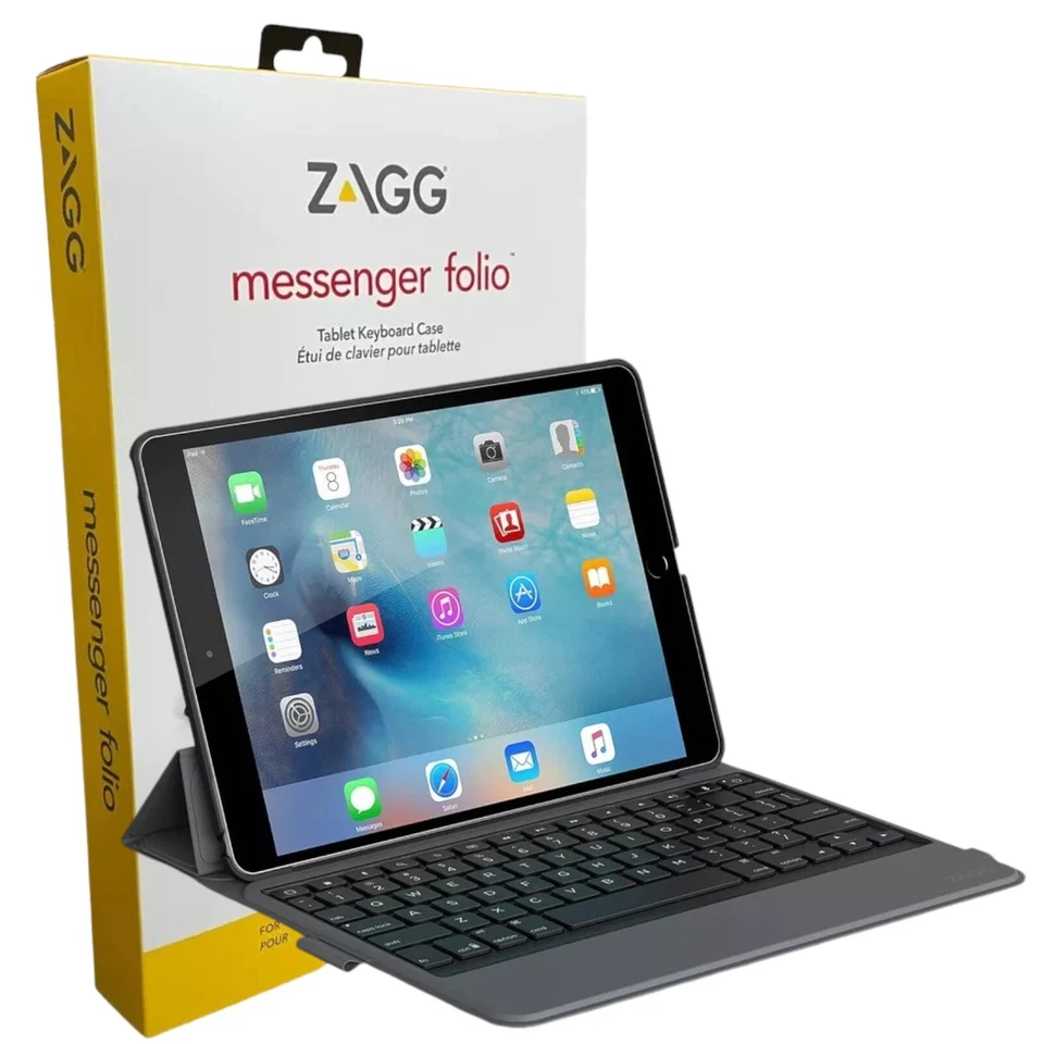 ZAGG (iPad PRO 9.7-inch, 2016) Smart Folio Case Bluetooth Keyboard Stand Cover - Image 3 of 4