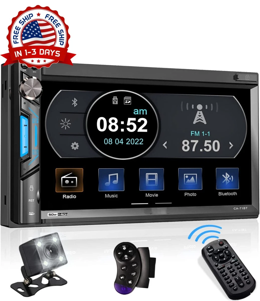 Estereo De Pantalla táctil Para Coche Carro Auto Multimedia Car Stereo  Bluetooth