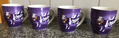 Milka Tassimo Tasse Pott Porzellan Könitz Germany 4 Stück  Milka Kuh Motiv