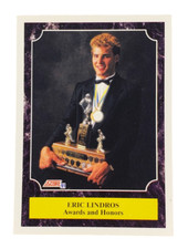 1991-92 Score Hockey Awards And Honors Eric Lindros #355 Powers Memorial Trophy