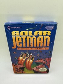 Solar Jetman (Hunt for the Golden Warpship) NES Nintendo Complete CIB Nice Shape