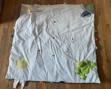 Ikea LEKA Animal Plush Striped Play Mat Turtle Fish Tummy Blanket Activity Mat