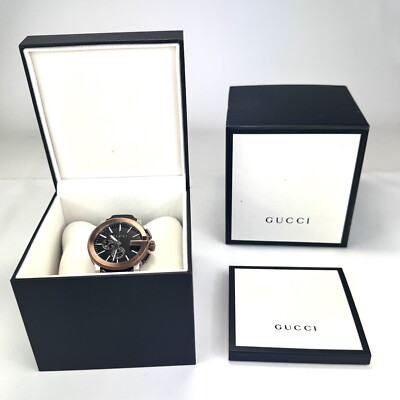 Gucci G-Chrono YA101202 101.2 Quartz Black Chronograph Excellent