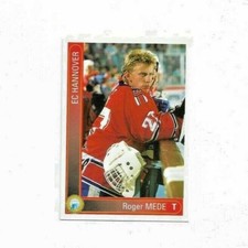 DEL Playercard - 94/95 - Roger Mede - EC Hann...