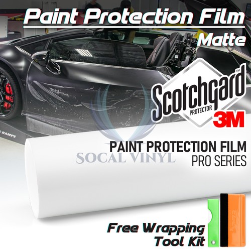 Sujetador transparente mate 8""x12"" PPF 3M película protectora pintura serie Pro |