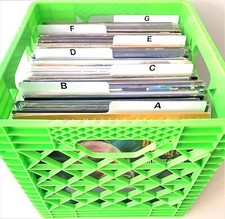 A-Z Vinyl Record Dividers Do-it-Yourself Organizers Alphabetical LP Cards DIY