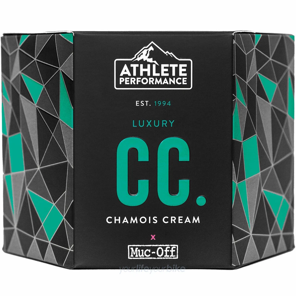 MUC-OFF LUXURY CHAMOIS 250ml GESÄßCREME SPORT SALBE FAHRRAD SITZ CREME RUDERN CC