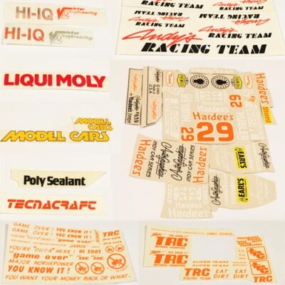 Aufkleber Schriften Für Modell Auto RC Racing E Generische Verschiedene Farben