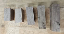 Pack Of 5- Black Walnut Turning Wood Blanks  2" x 2" x from 3.75" to 7.5"