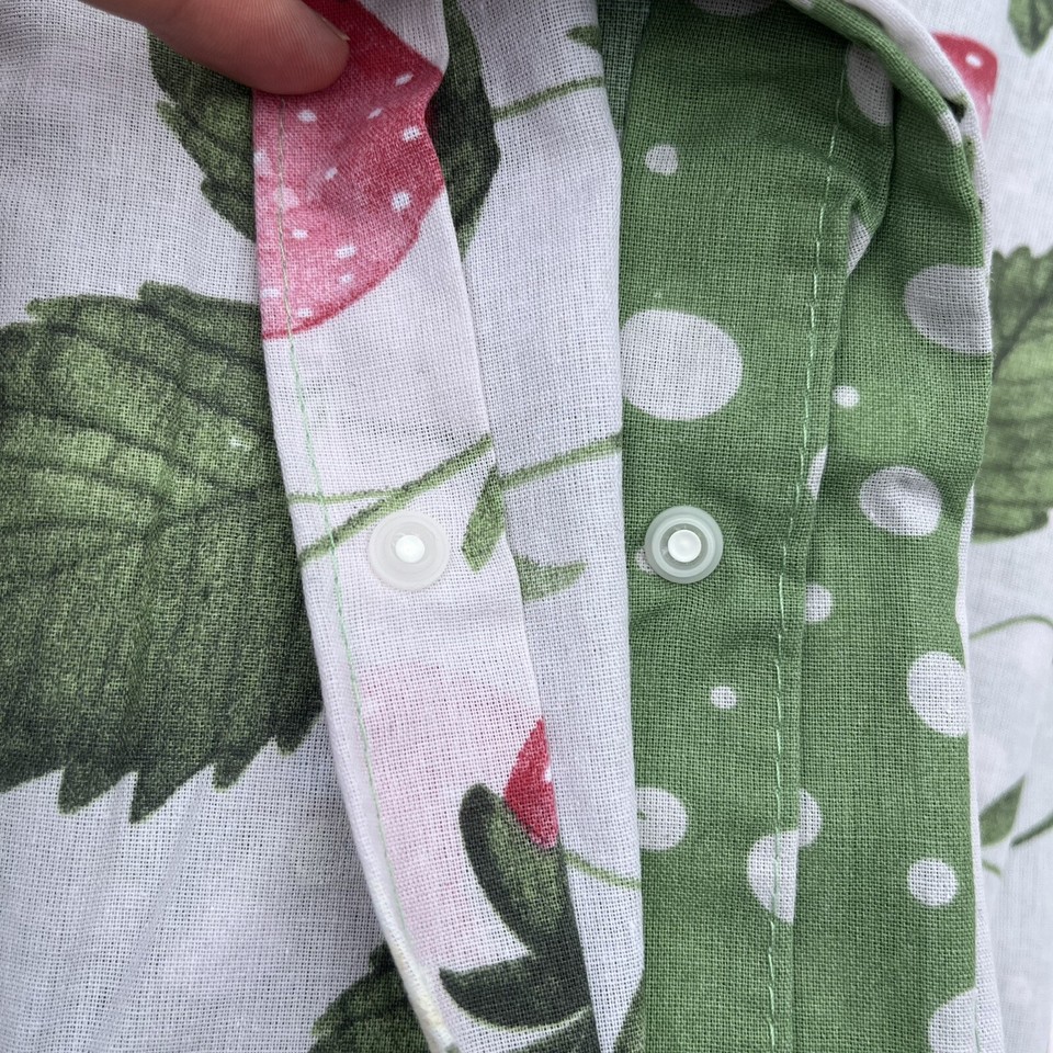 Asda Strawberry Print Reversible King Duvet Set Cover