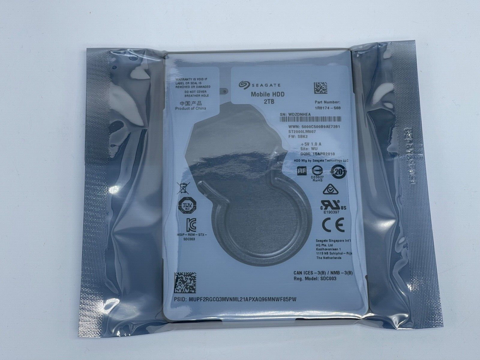 SEAGATE 2TB ST2000LM007 2.5" SATA 5400RPM LAPTOP MOBILE HDD PC GAMING HARD DRIVE