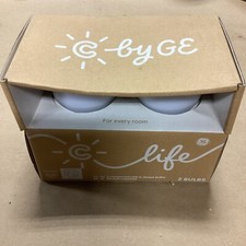 C by GE A-Shape C-Life Smart LED Light Bulb Works with Alexa Lot Of 2 D31