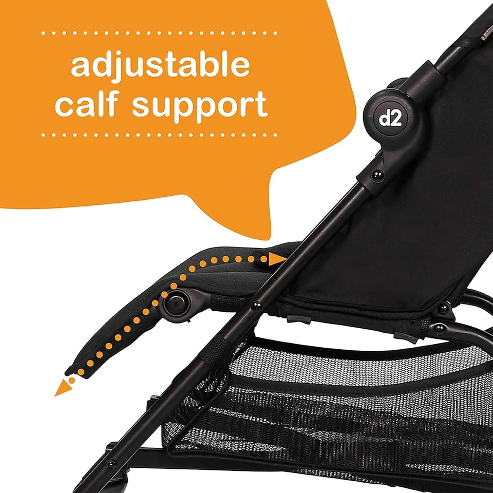 Diono Two2Go Lightweight Stroller, Red (1-Pack) This is for 1 stroller in Red - Image 2 of 4