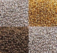 200Pcs Tibetan Silver/Gold/Bronze Spacer Beads Jewelry Findings 4MM J3080