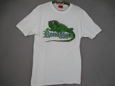 Full Send Shirt Mens Large White Nelk Rona Szn Beer Corona Lizard Short Sleeve