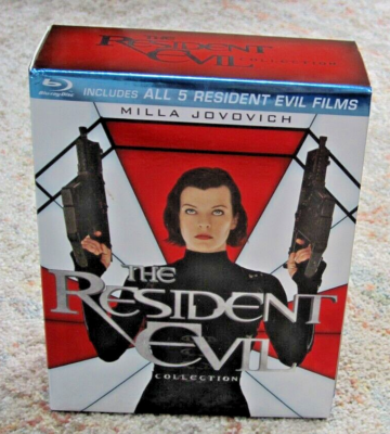 Resident Evil All 5 Films Blu-ray Box Set Milla Jovovich | eBay