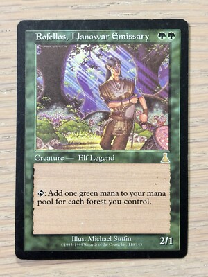 Rofellos, Llanowar Emissary Urza's Destiny Magic:  - LP Excellent   