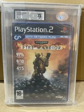Playsation 2 PS2 Warhammer Fire Warrior UKG/VGA/WATA Graded 75 EX 2003 Sealed