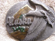 Vintage Belt Buckle Siskiyou Alaska
