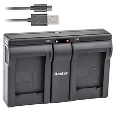 Kastar Dual Slim USB Charger for Canon BP-110 BP110 CG-110