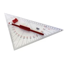 Weem & Plath Professional Protractor Triangle - Free 2-Day Shipping