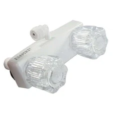 B & B Molders Replacement Shower Faucet Polar White #94203