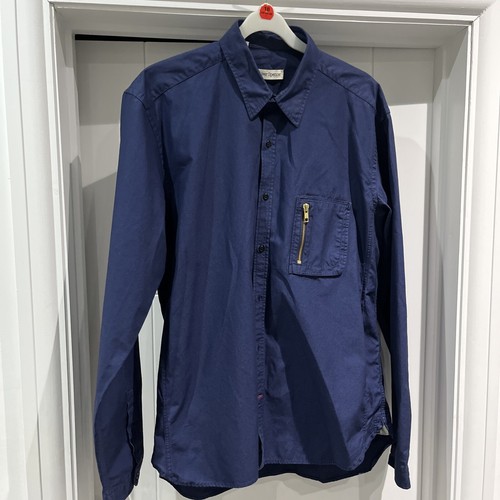 Oliver Spencer Long Sleeve Blue Shirt Size 17” XL. RRP £80.