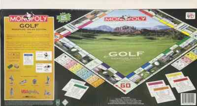 Monopoly Golf Signature Holes Edition Board Game Hasbro 2005 New
