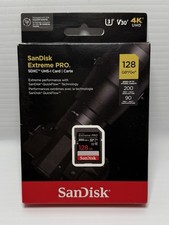 SanDisk Extreme Pro 128GB SD SDXC Memory Card SDSDXXD-128G-GN4IN C10 U3 V30 4K