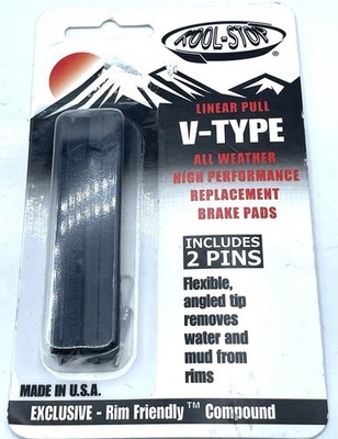 Kool-Stop Linear Pull Replacement Brake Pads Black USA Made NEW