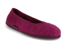 HAFLINGER Women Felt Ballerina 'Marina', mulberry