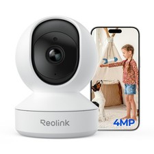 REOLINK 4MP Indoor Security Camera E1, Plugin 2.4G Wireless WiFi 6 for Baby/P...