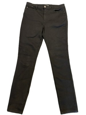 Nutmeg Damen Jeans schwarz super Shaper Skinny High W36 L32 Stretch Gr.16 lang