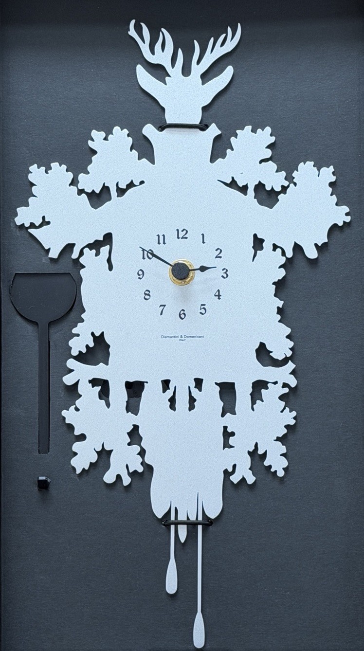 Italian Cucu Mignon Laser Cut Clock by Diamantini & Domeniconi Lufthansa
