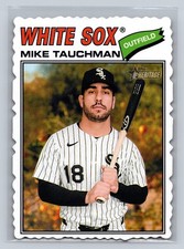 2026 Topps Heritage #90 Mike Tauchman Deckle Edge