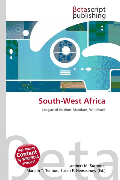Lambert M. Surhone (U. A.) | South-West Africa | Taschenbuch | Englisch (2026)-image
