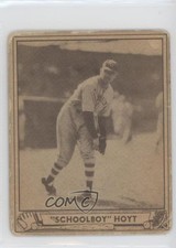 1940 Play Ball Waite Hoyt (Schoolboy on Card) #118 HOF 7xr