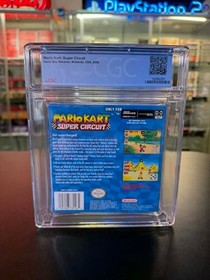 GBA Mario Kart Super Circuit Players Choice Sealed graded  CGC 9.9 A++
