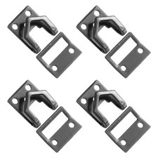 4set 8mm Sewing Hooks and Eyes Closure Set for Clothing Bra, Gunmetal
