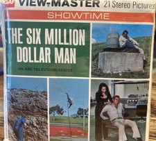 The Six Million Dollar Man ABC TV Series 3D View-Master 3 Reel Packet NEW SEALED