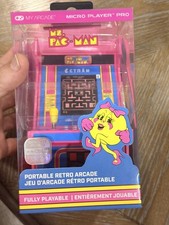 My Arcade Ms. PAC-MAN Micro Player Pro Portable Retro Arcade DGUNL-7009 New