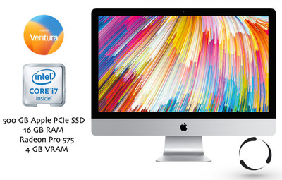 Apple iMac 27'' AIO PC 5K i7 4 X 4,2GHz A1419 16 GB RAM 500 GB SSD AMD RP575 4GB