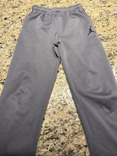 2 PAIRS NIKE JORDAN- JUMPMAN Youth DRI-FIT Athletic Pants Both Grey - Youth Lg